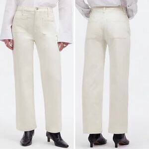 madewell emmett wide-leg full length jean: patch pocket nr113 size 26